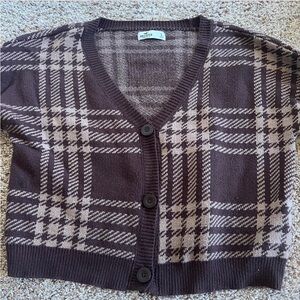Hollister Plaid Women's Sweater